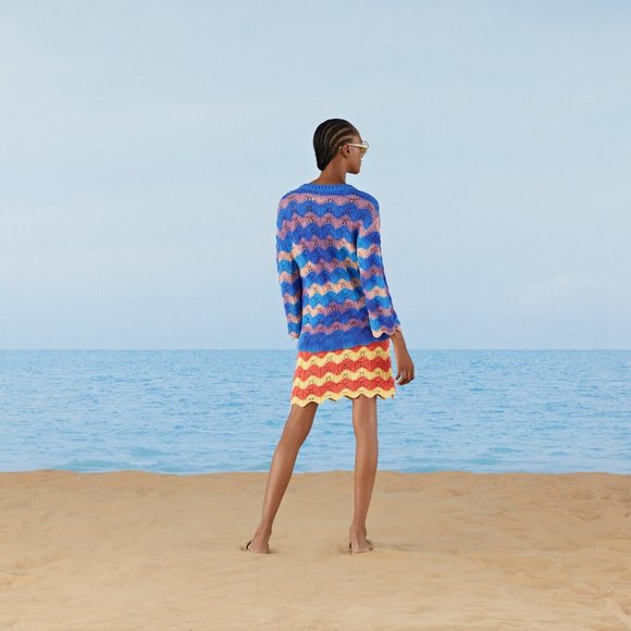 Gucci Tie Dye Knit Cotton Sweater - New with Tags - Picture 7 of 12